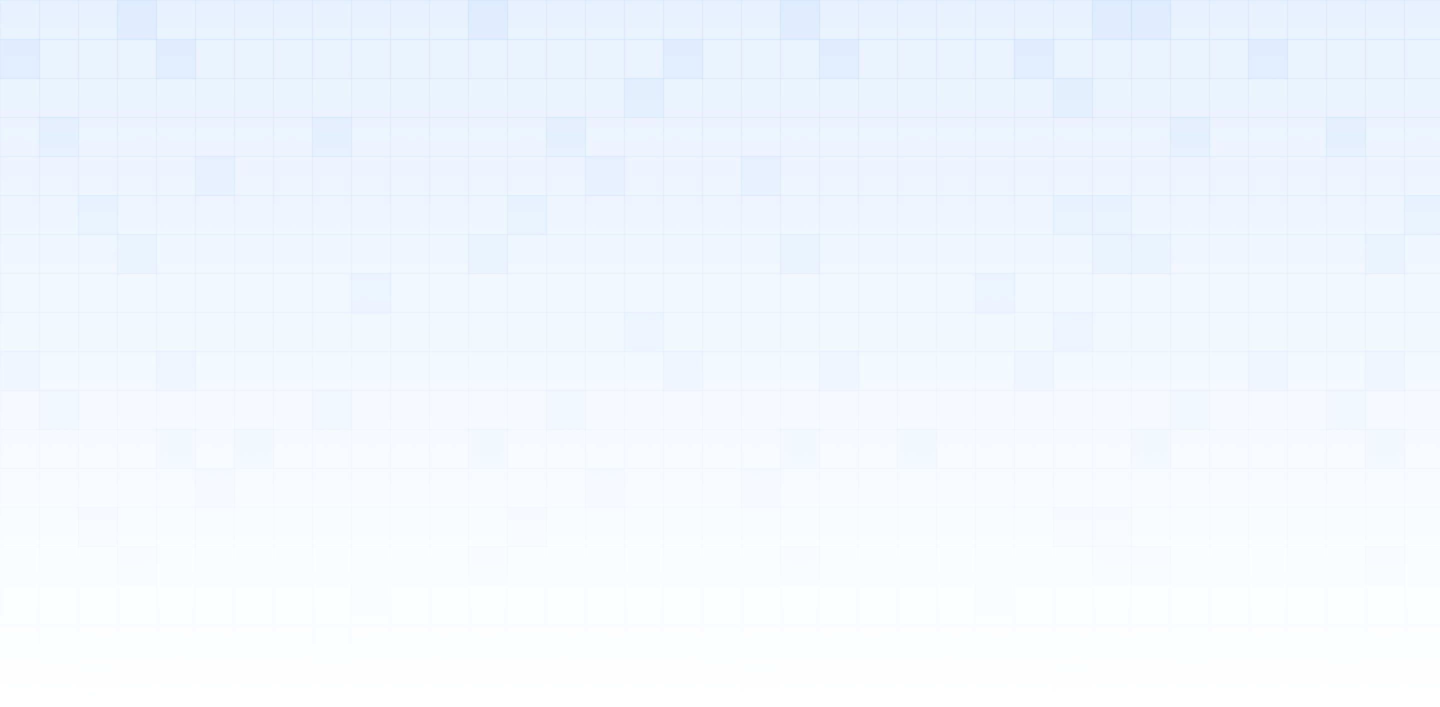 Background with a light blue gradient and a subtle grid pattern of small squares.