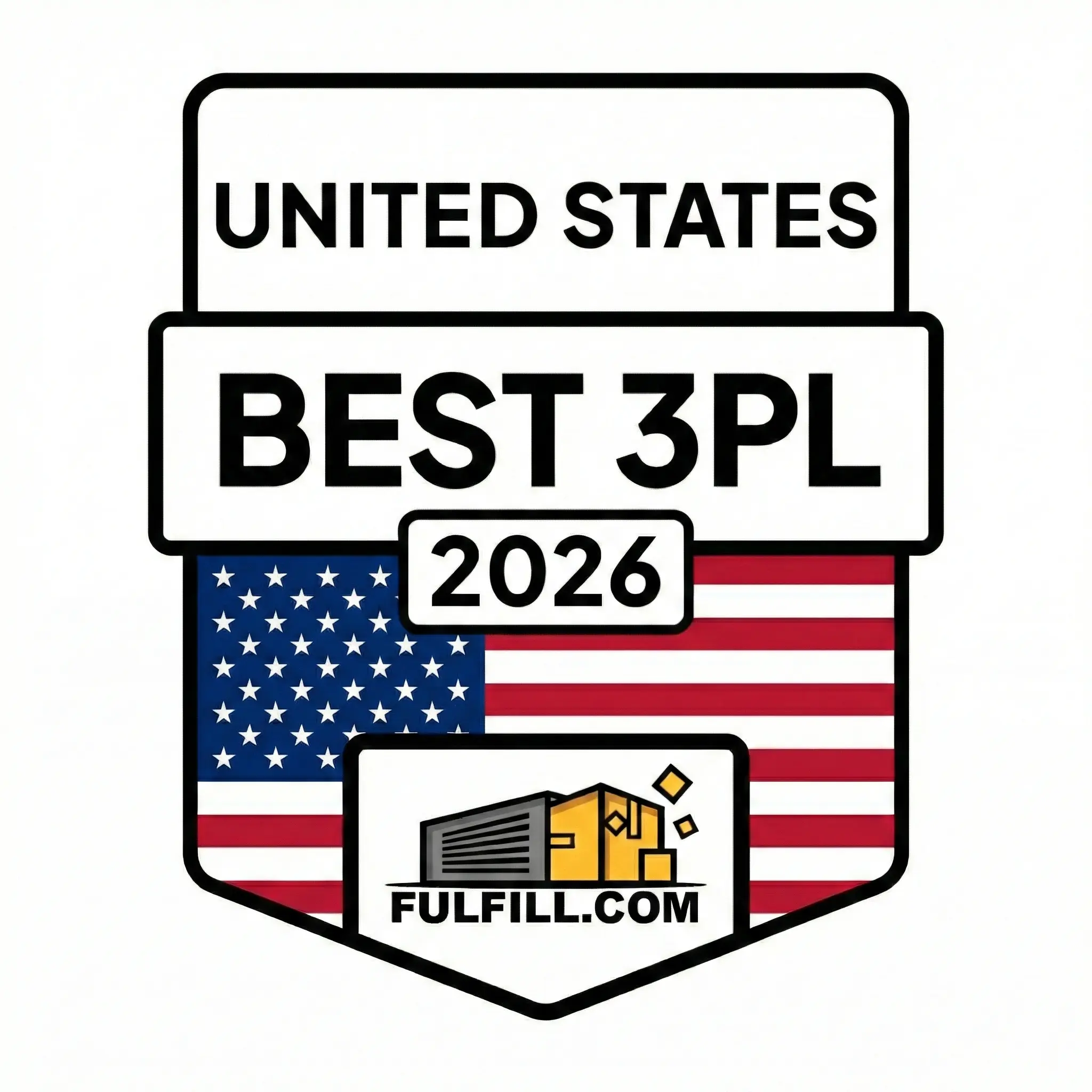 Best 3PLs in the United States for 2026 award from Fulfill.com
