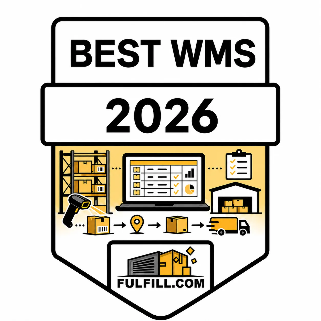 Georgia Best 3PL 2026 Award Badge by Fulfill.com