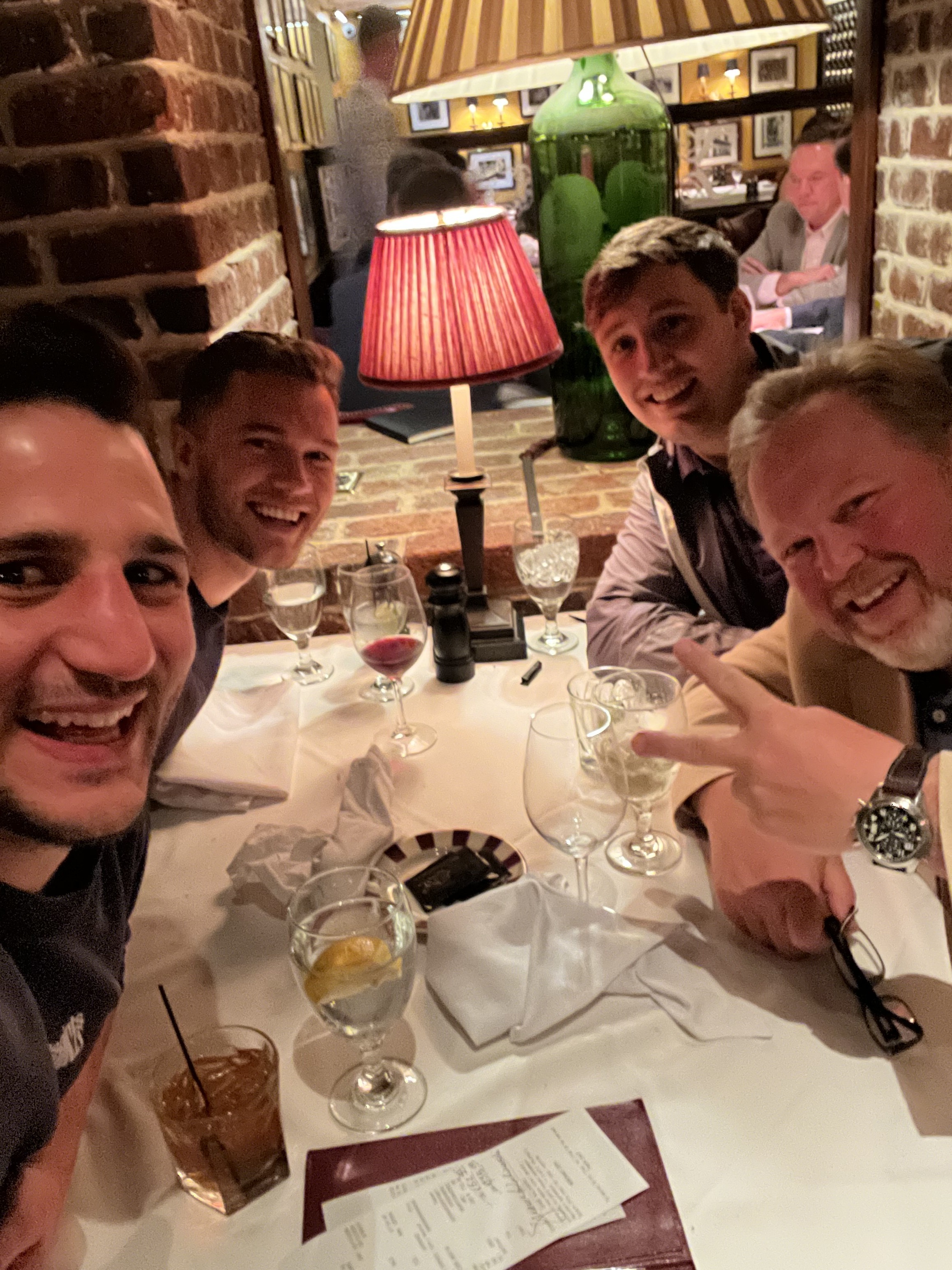 All Points 3PL owners and Fulfill.com founders at dinner