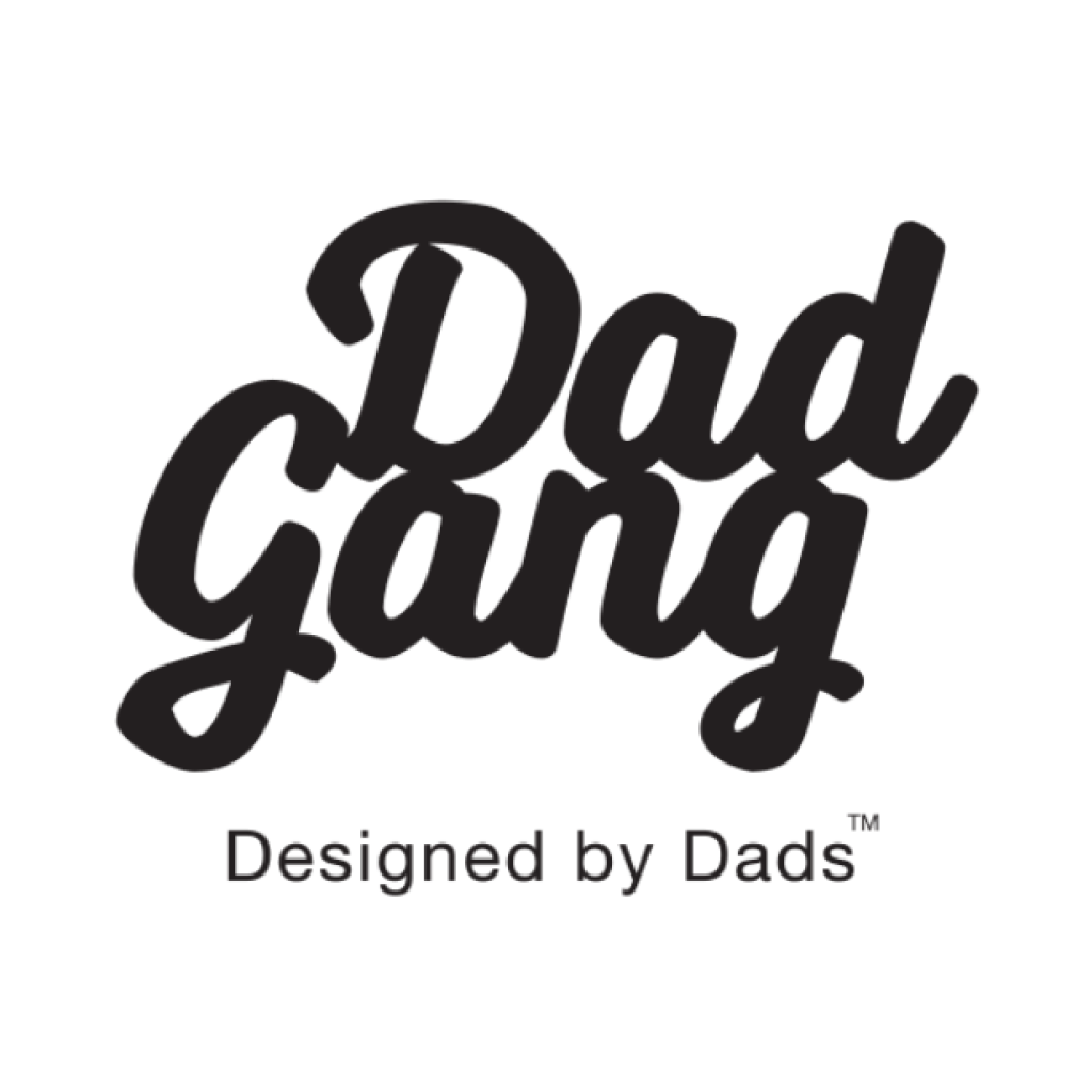 Dad Gang's brand identity centers around modern, father-focused streetwear aesthetics. Their logo appears as a simple icon in their brand colors. The homepage showcases a curated collection of snapback hats and caps featuring bold, playful designs with dad-themed graphics and text. Product photography displays hats in various colorways including black, gold, camo, and pink, with clean product shots against neutral backgrounds. The overall visual style is contemporary and urban, appealing to millennial and Gen X fathers who want to express their dad identity through fashionable accessories. The brand uses vibrant promotional banners and emphasizes seasonal drops, creating an exclusive, community-driven shopping experience. Typography appears modern and accessible, while the layout follows standard e-commerce conventions with clear product grids and pricing.