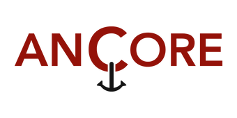 ANCORE's brand identity features a clean, modern logo design emphasizing strength and professionalism in the fitness equipment space. The website showcases a minimalist aesthetic with bold typography, utilizing the tagline 'Elite Cable Training for a Fraction of the Cost and Space' prominently displayed. The design incorporates professional endorsement badges and testimonial images from respected organizations like UFC, PGA Tour, and various strength and conditioning coaches. The visual layout emphasizes credibility through customer reviews (240+ 5-star reviews) and professional accolades. The color scheme appears to be clean and contemporary, focusing on functionality and professional appeal. Product imagery and endorsement logos are strategically placed to build trust and demonstrate the equipment's versatility and professional-grade quality, appealing to both individual fitness enthusiasts and professional training facilities.