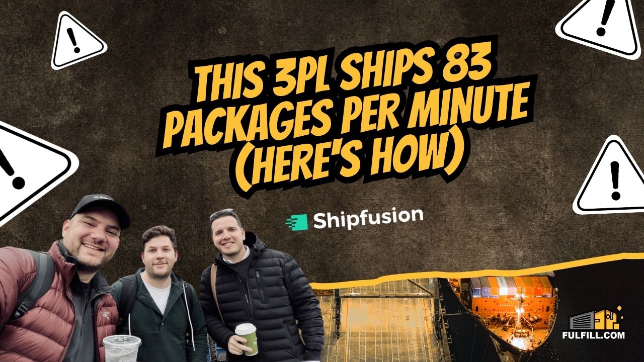 Shipfusion Review: The 3PL That Ships 83 Packages Per Minute