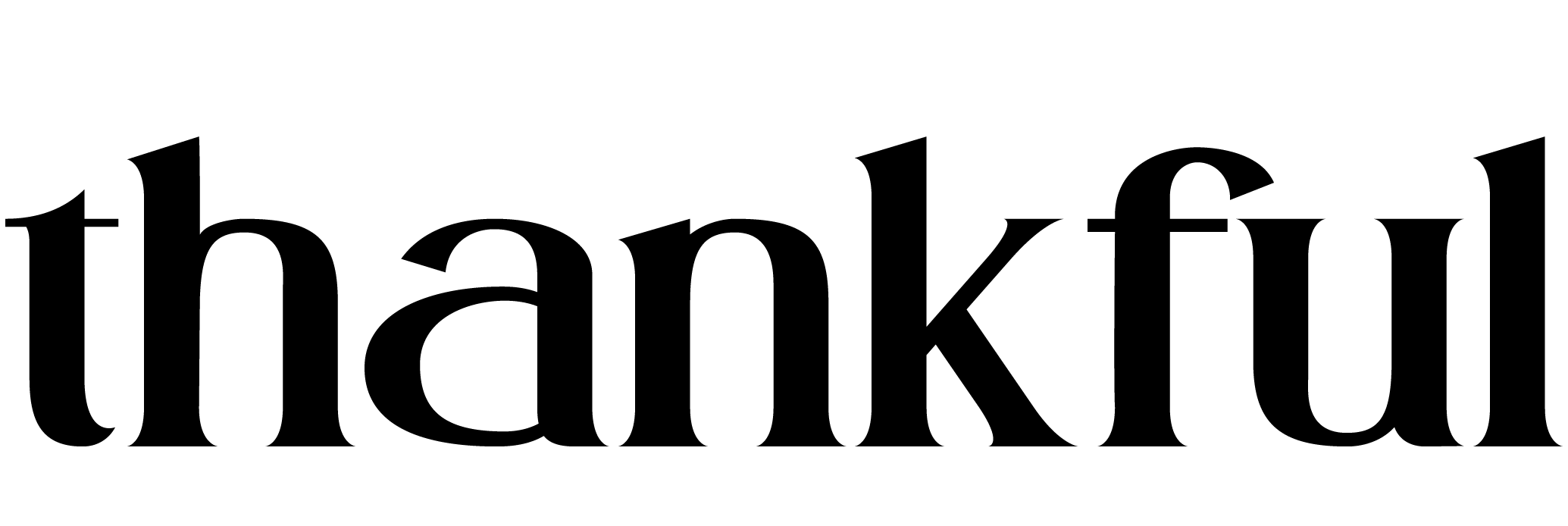 We are Thankful logo