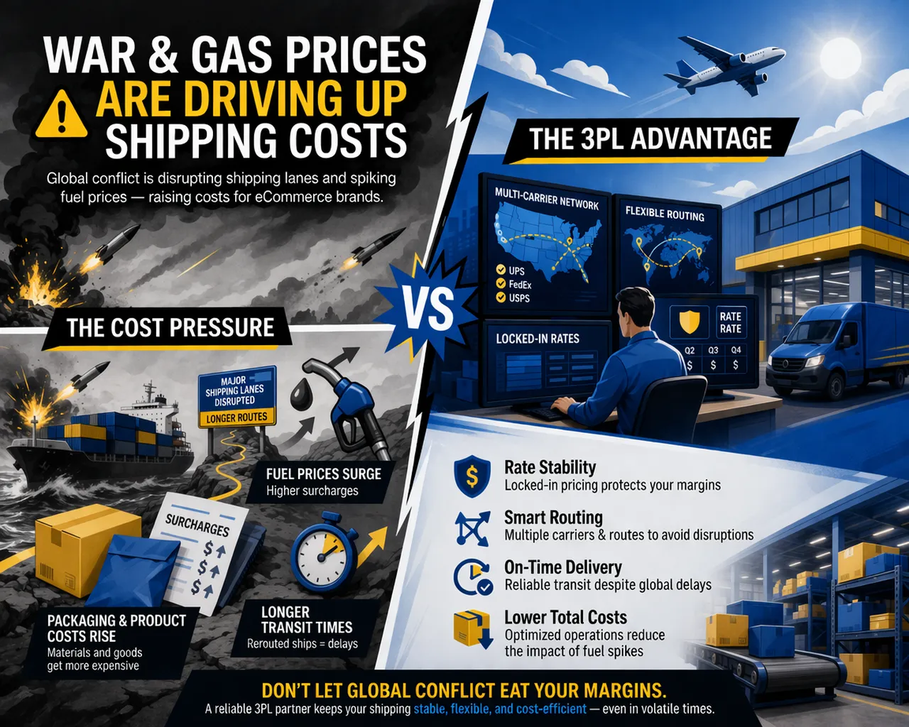 How War & Gas Prices Are Hitting eCommerce Shipping Costs in 2026